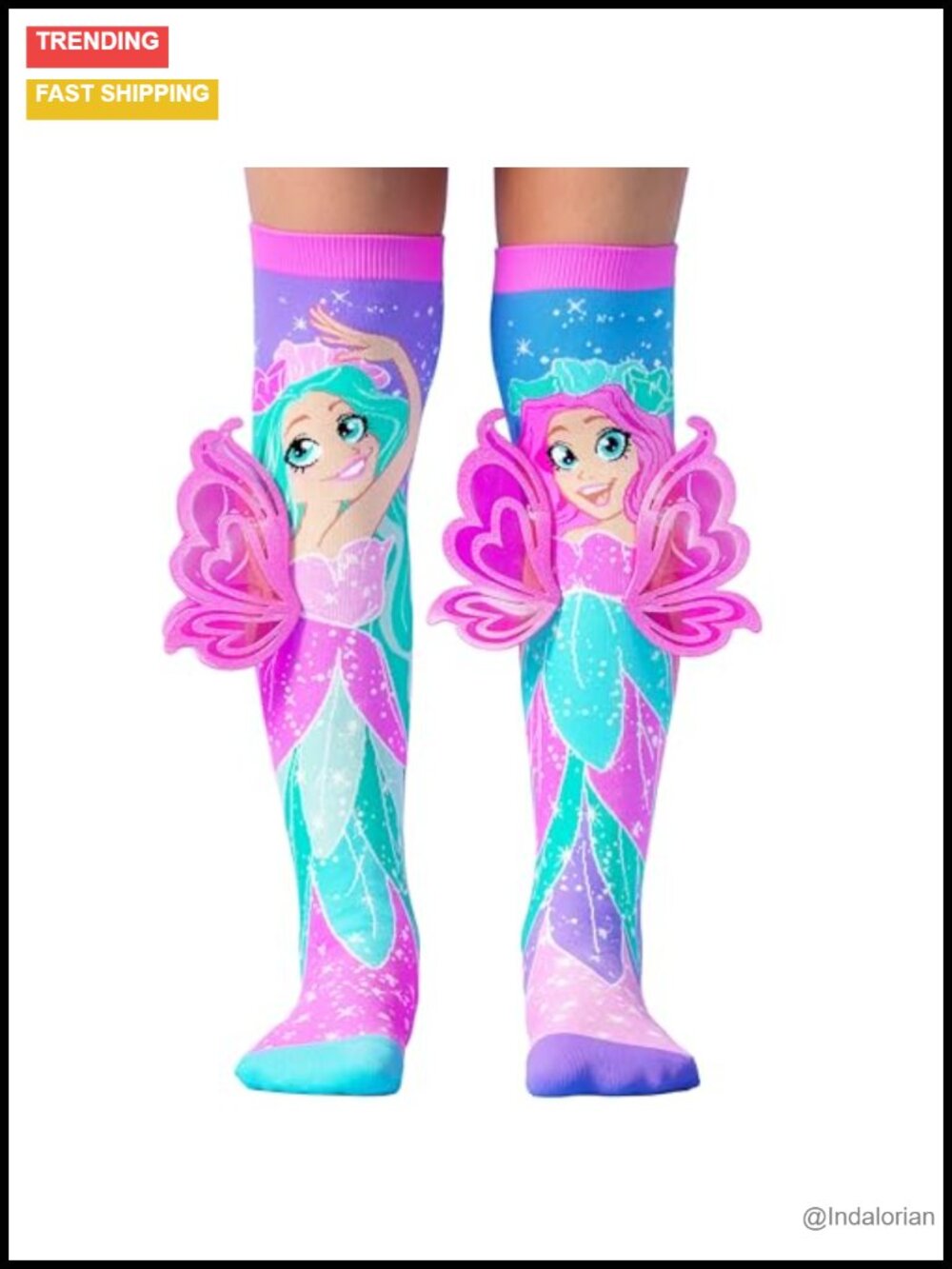 Knee-High Fairy Socks Nylon Blend Dress-Up Gift